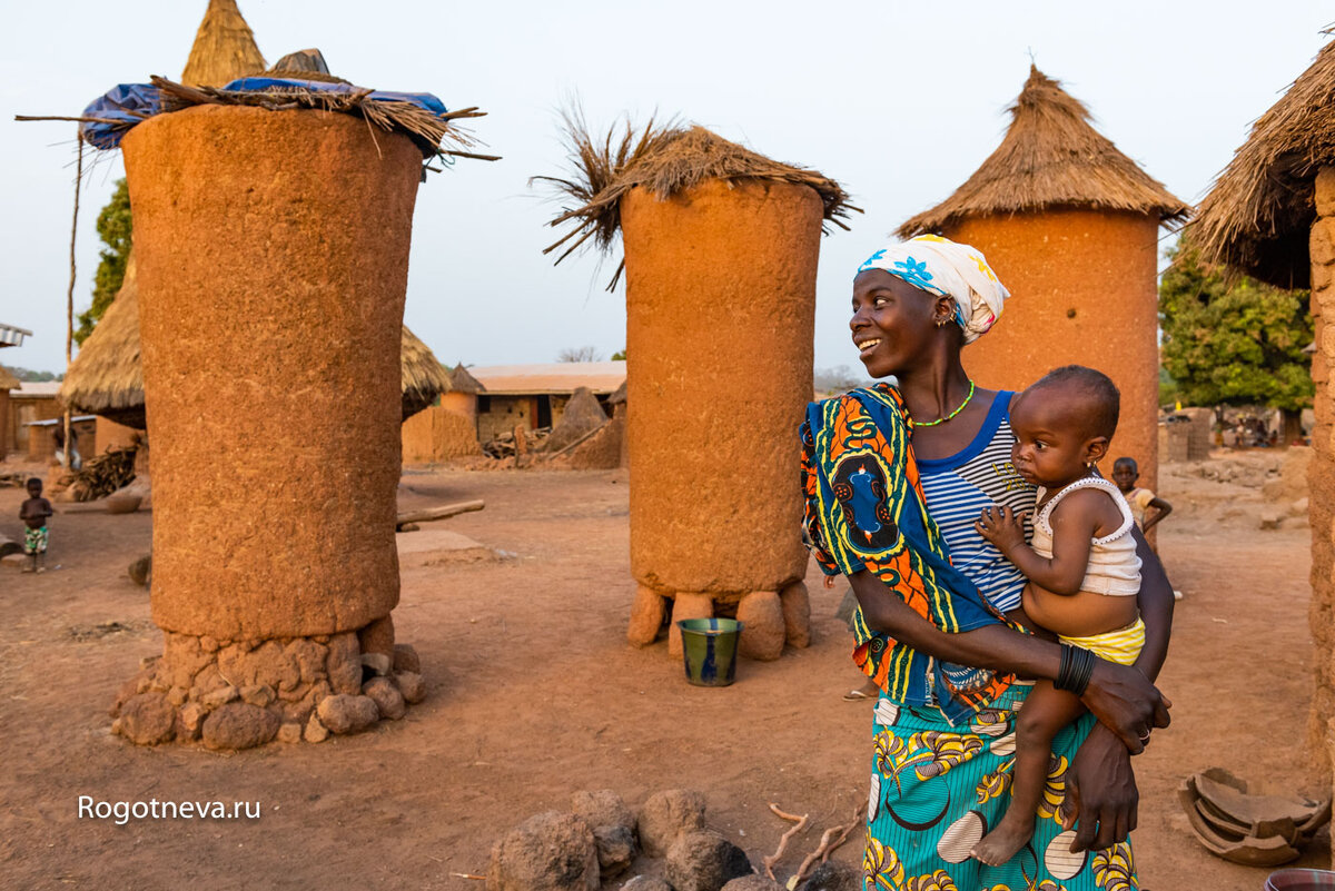 деревня племени Сенуфо