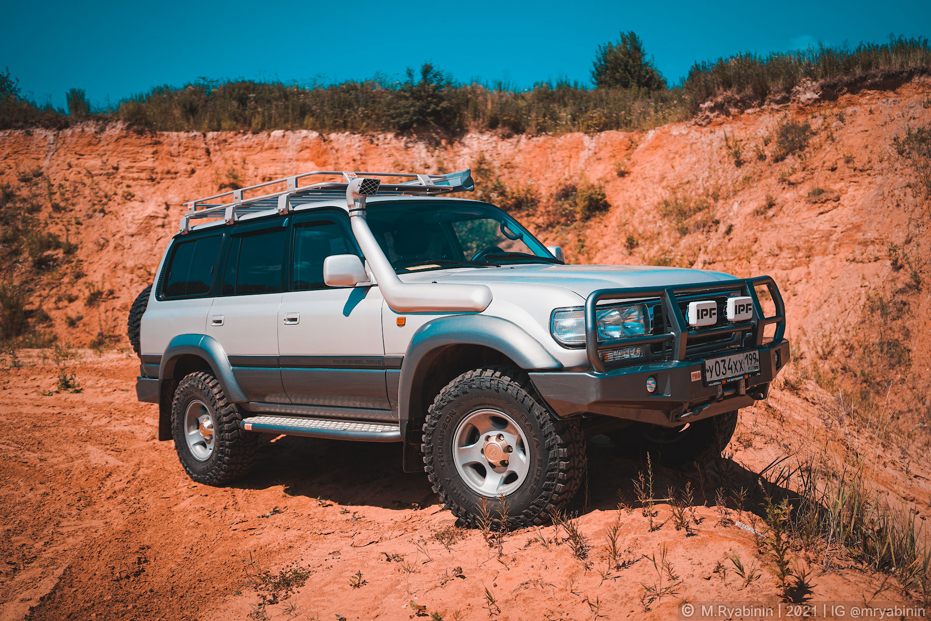Toyota Land Cruiser 80 - мечта искателя приключений или внедорожный тюнинг легенды0