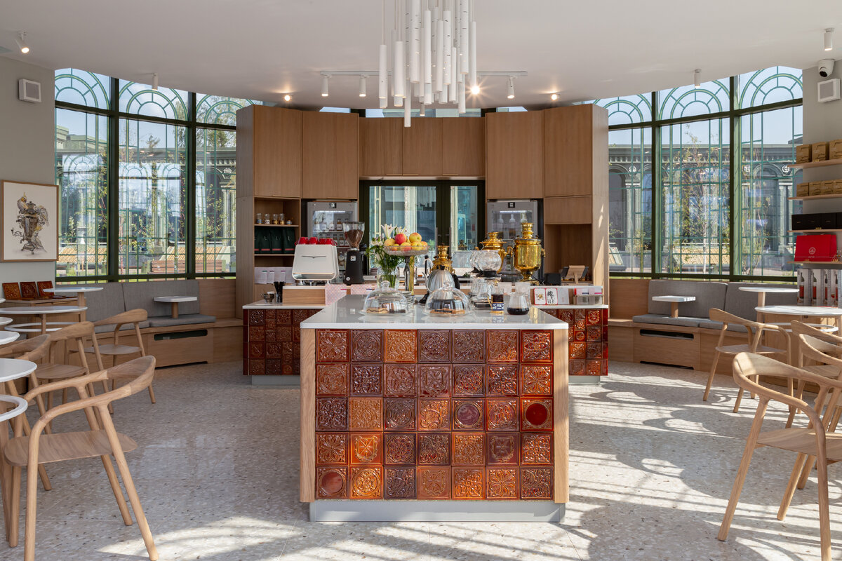 Интерьер чайной. Фото: Евгения Муравьева