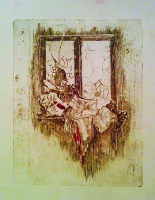 Яна Желтакова, иллюстрации к рассказу А.П.Гайдара "Угловой дом" в рамках конкурса "Голубая чашка" к 110-летию А.П.Гайдара. 2013 г. https://a-znaete.livejournal.com/tag/Гайдар
