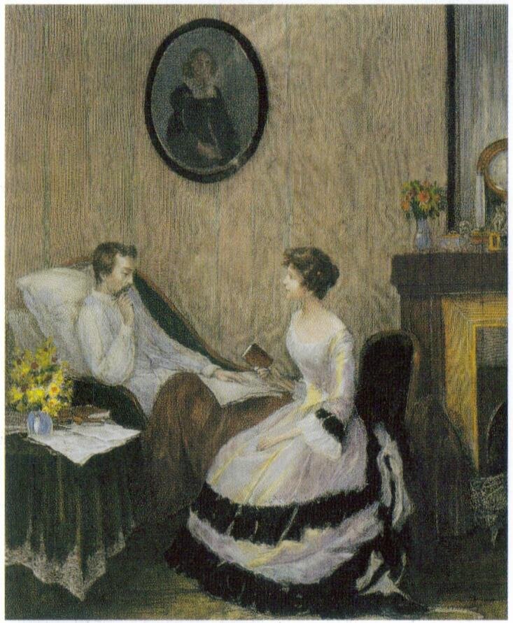 Гейне во время болезни.