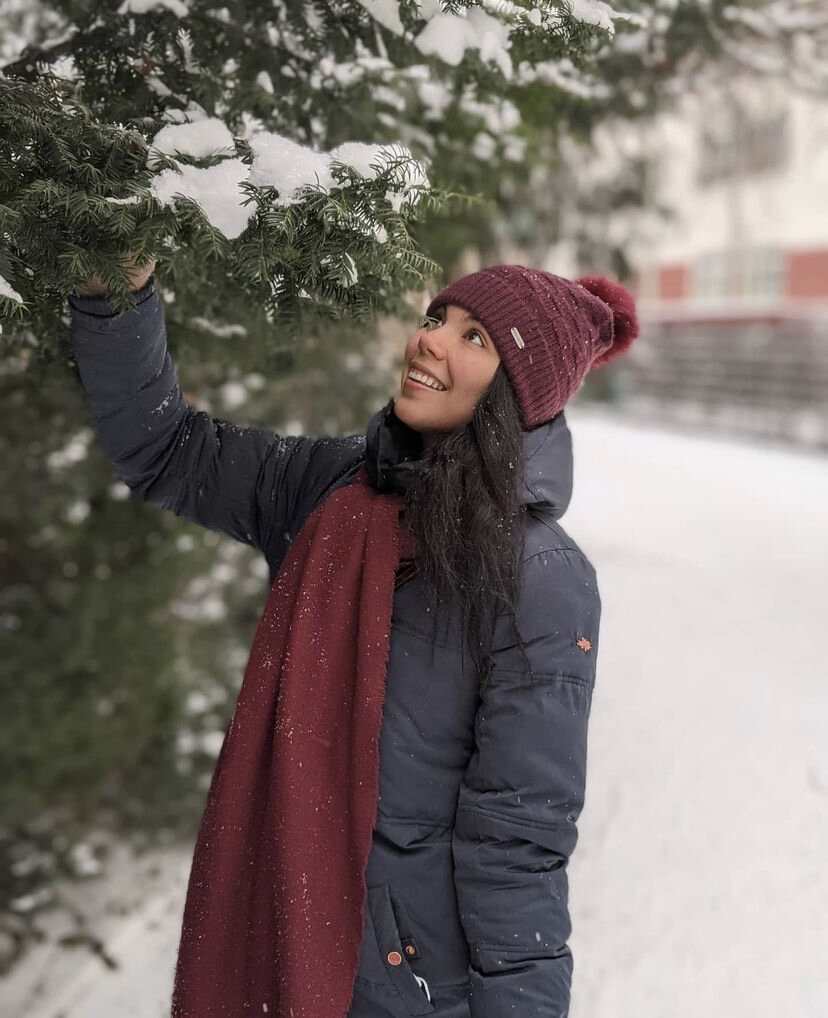 Фото автора, в снежном Берлине♥️🎄