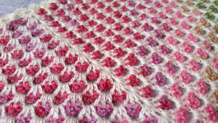 узор крючком