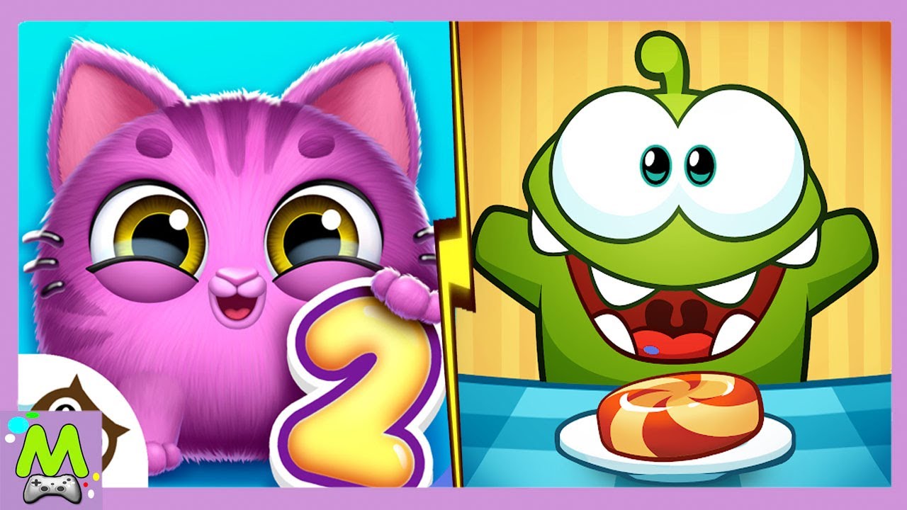 My Om Nom vs Smolsies 2.Ам Ням против Милых Пушистиков.Челлендж для  Питомцев.Какая Игра Круче | Матвейкин Канал | Дзен