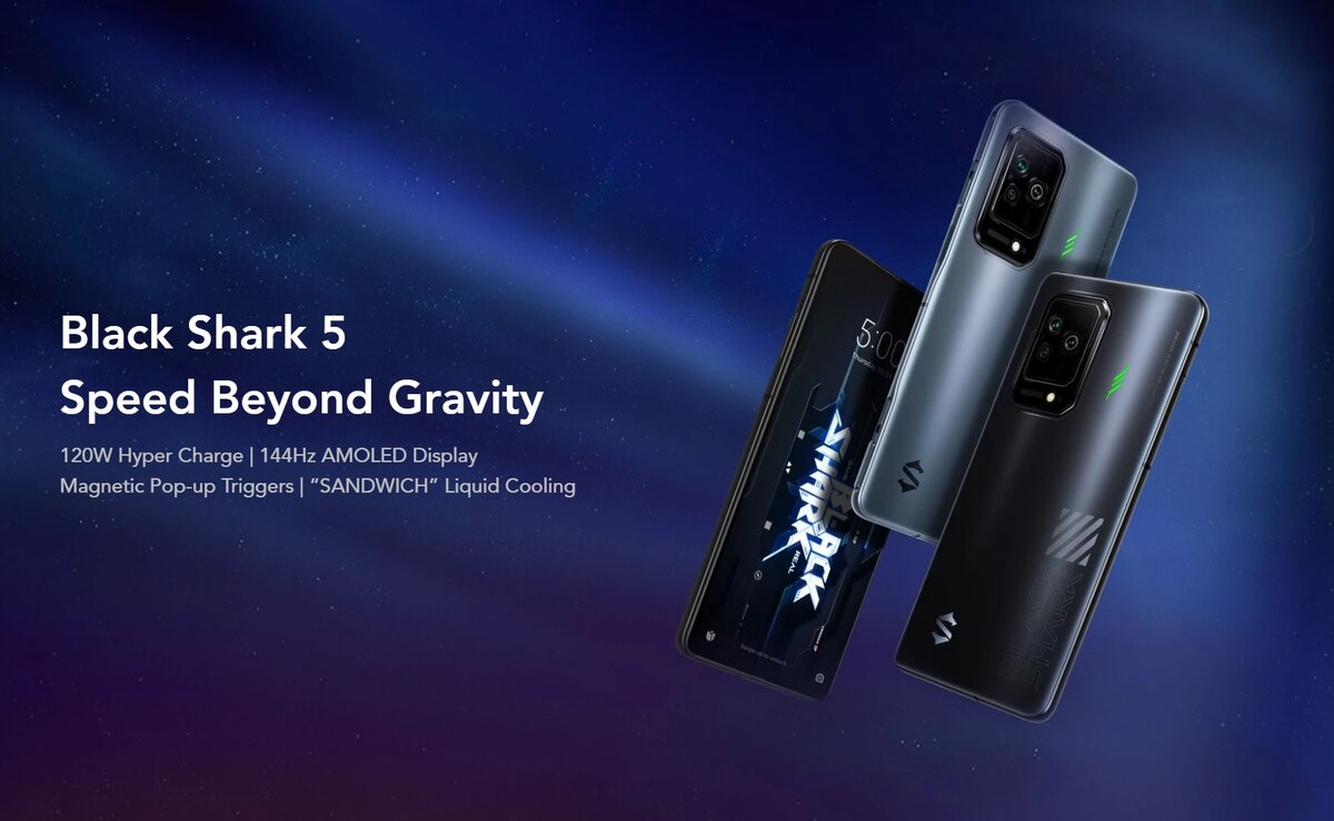 Рекламный постер Black Shark 5. Фото: global.blackshark.com