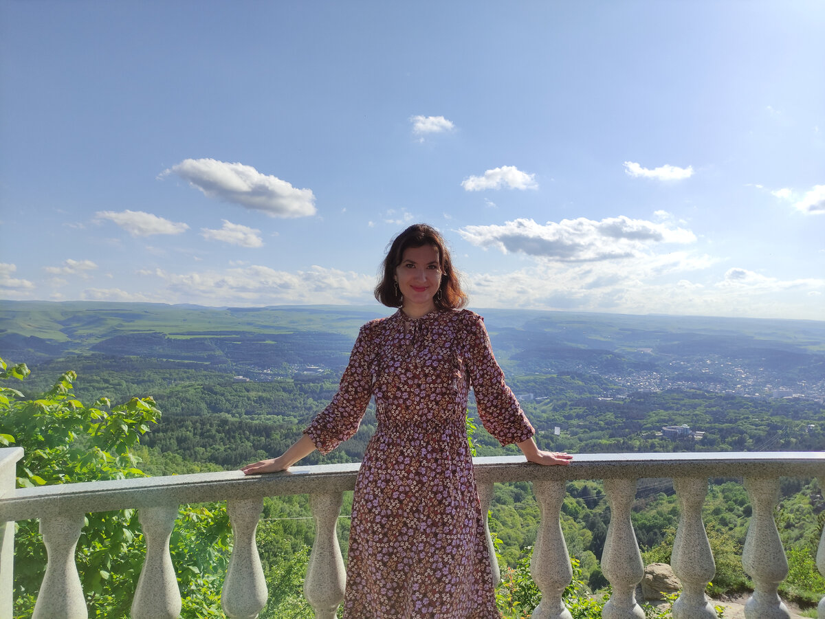 На смотровой площадке в Кисловодском парке