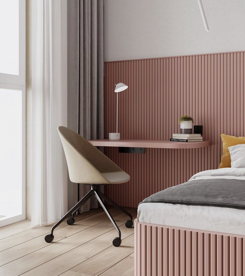 Домашний офис в спальне