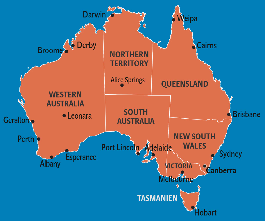 Покажи страну австралию. Карта Австралии. Карта Австралии географическая карта Австралии географическая. Карта Австралии на английском языке. Страны Австралии на карте.