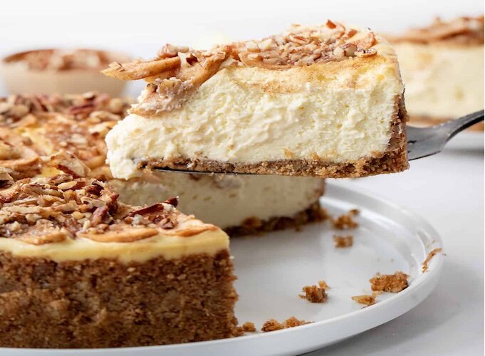 Пирог карамельно яблочный Cheesecake