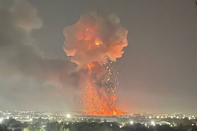    Взрыв в Ташкенте © Telegram-канал SHOT