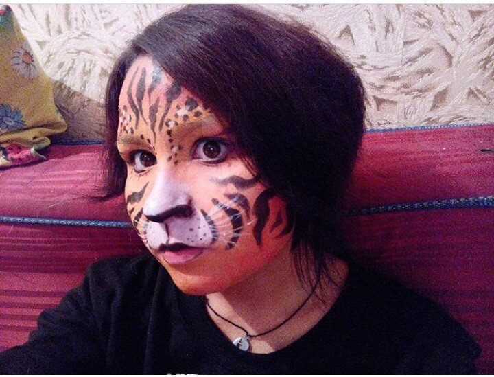 Аквагрим. Работа автора. Подписывайтесь на мой канал! :)