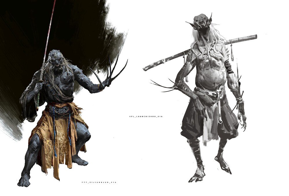 Концепт-арт Black Myth: Wukong