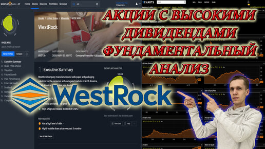 Фундаментальный анализ акций WestRock✅ высокие дивиденды❗ обзор американской компании, инвестиции