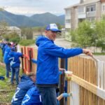 Субботник в посёлке Теплоозёрск
