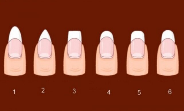 Формы ногтей
При выборе формы ногтей, необходимо ознакомиться с разными вариантами. Хотя есть множество вариаций, существует пять основных форм, которые вы должны знать. Это — квадрат, круг, овал, миндаль и балерина. Чтобы точно определить, какой стиль является лучшим для вас, вы должны учитывать форму ваших пальцев, ширину ногтевой пластины и длину ногтей.