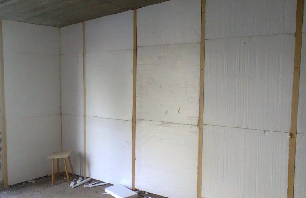 Утепление каркасного дома пенопластом