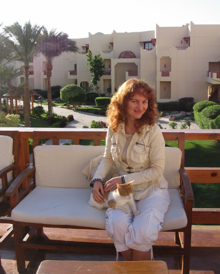 Мы с котиком в отеле Charm Life (Хургада, Египет)