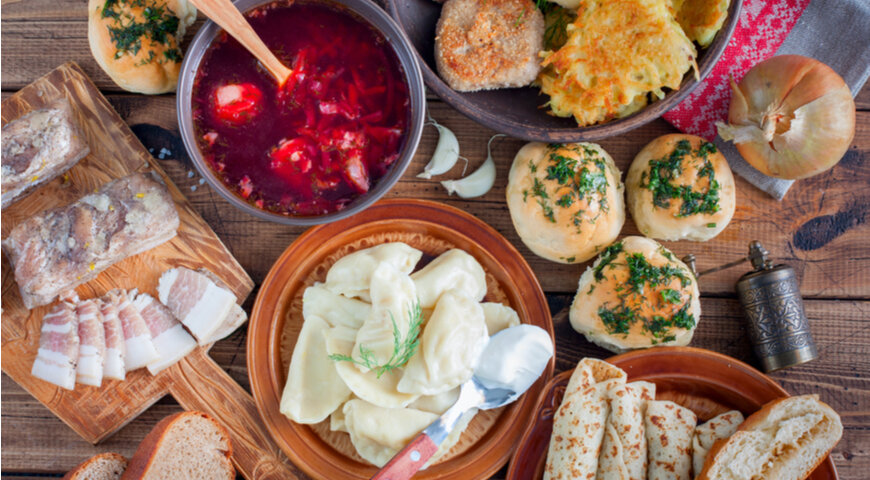 Национальная кухня Украины: от борща и сала до кути и узвара