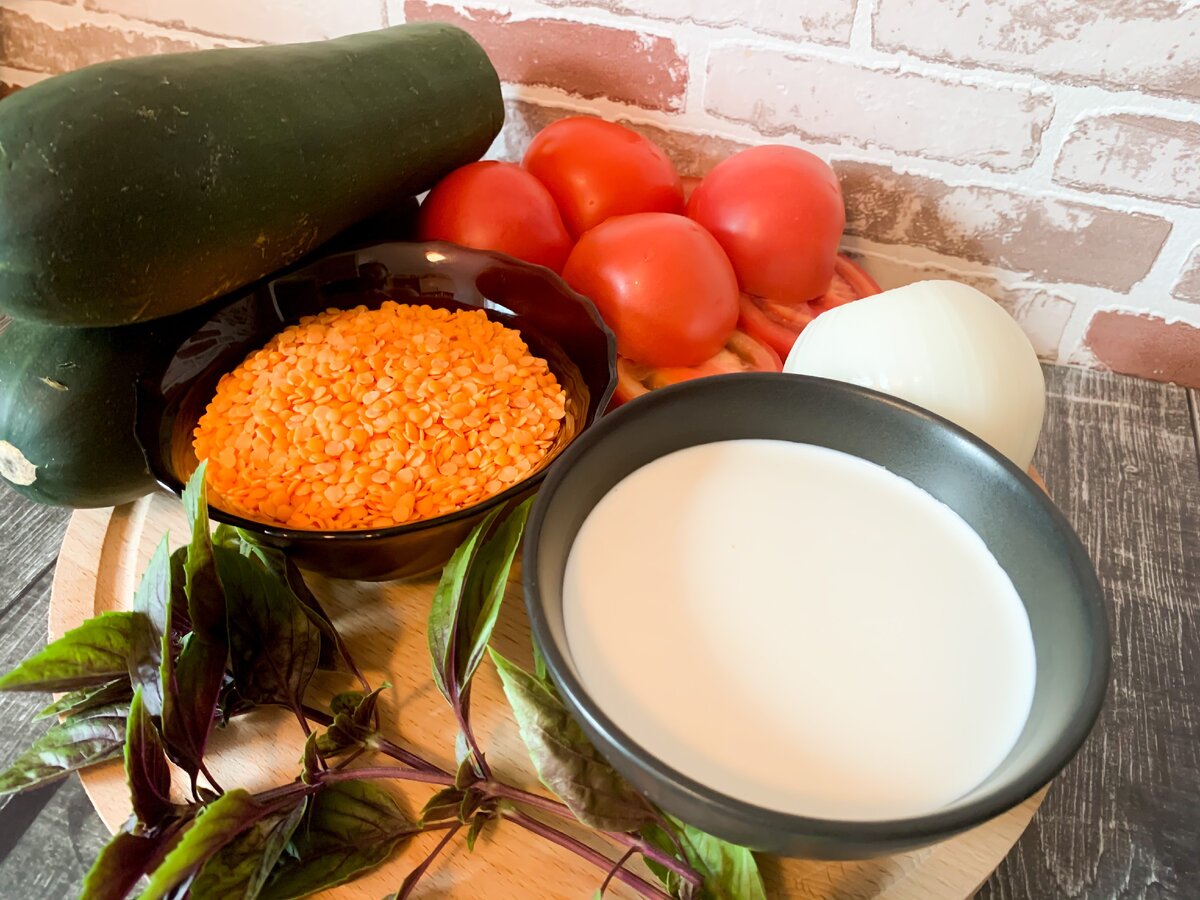 Простой и незатейливый набор продуктов.