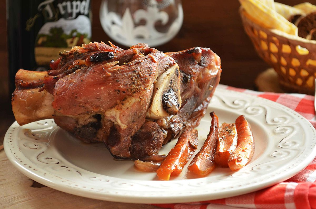 Рецепт свиной рульки