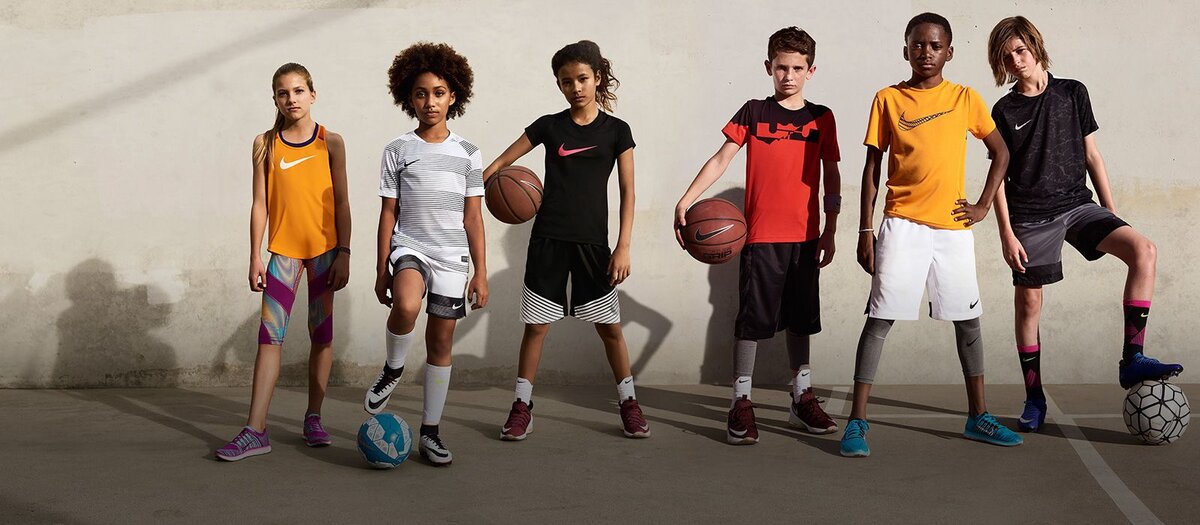 Nike выпускает коллекции для всех возрастов