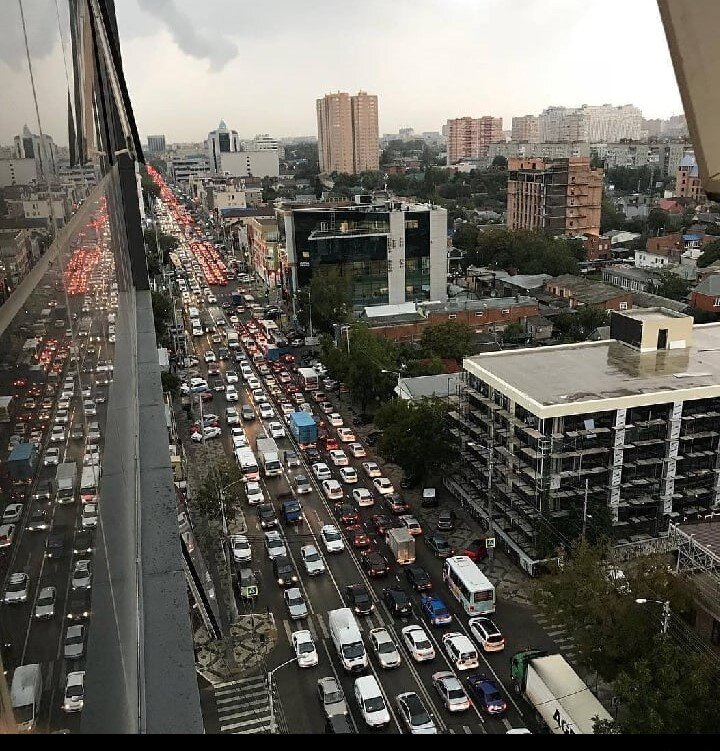 пробки ул. Северная, Краснодар