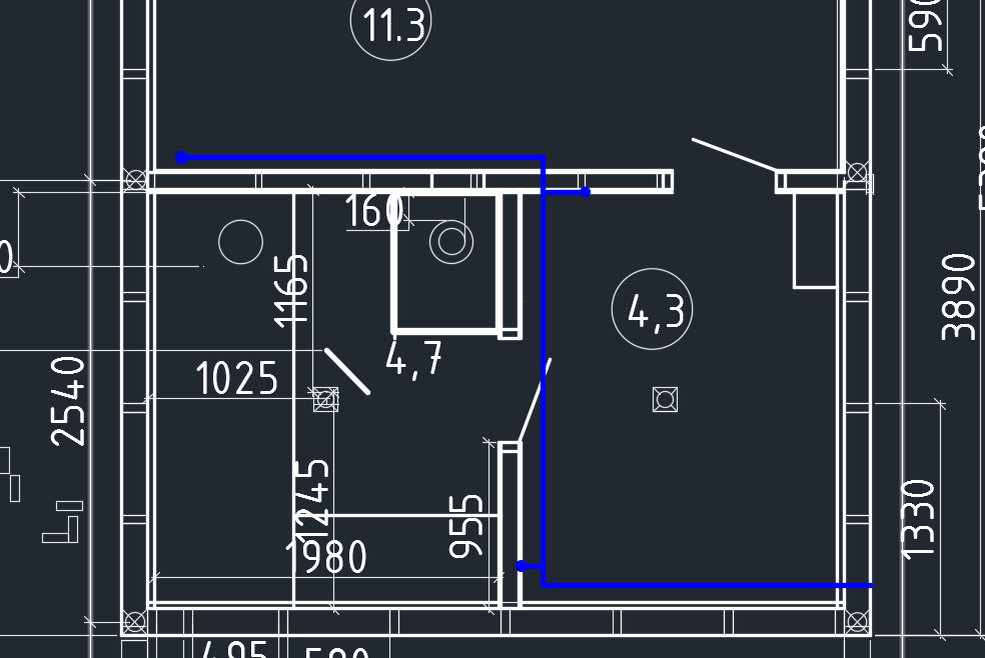 чертеж системы водоснабжения бани
