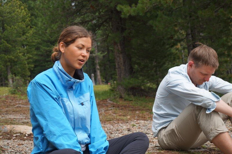 На фото: Мария-альпинистка и Александр
