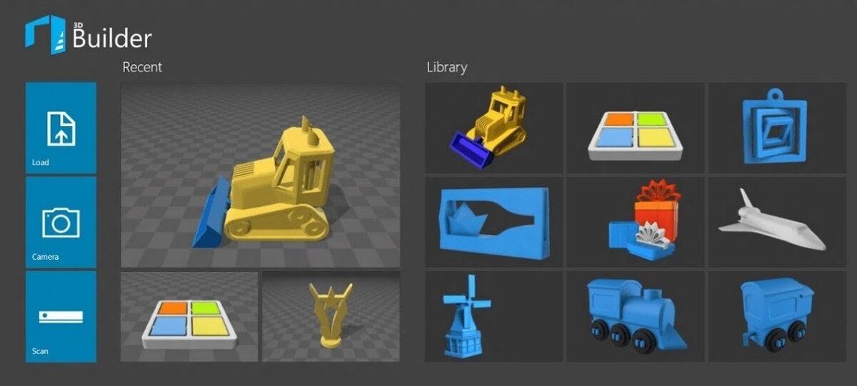 Приложение для объёмной печати Microsoft 3D Builder