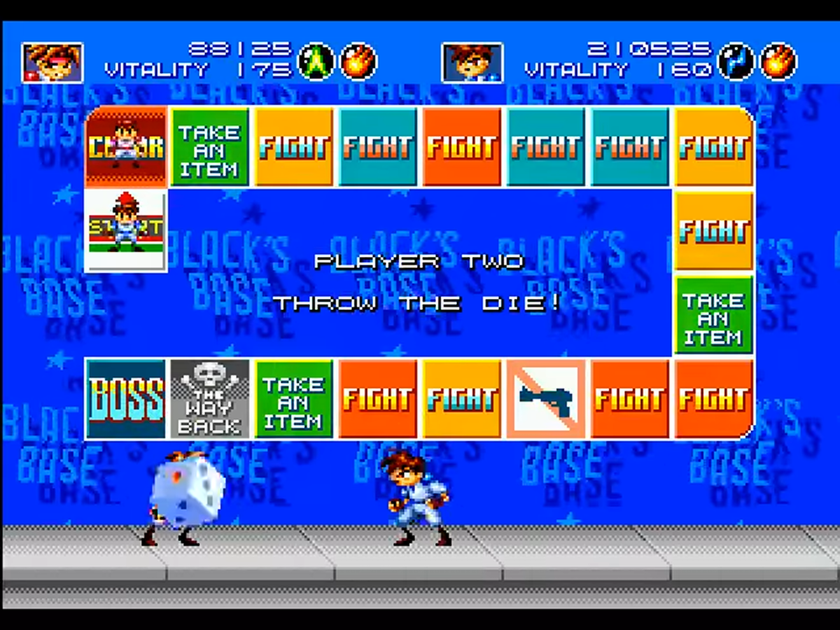 Gunstar Heroes Сега Мегадрайв