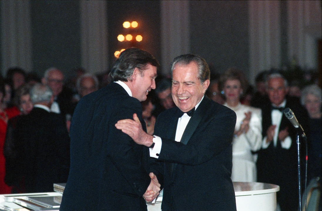 11 марта 1989 года. Трамп и Никсон в Техасе. На тот момент они больше года уже переписывались и дружили. 