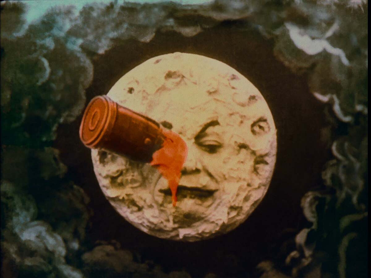 Кадр из фильма "Путешествие на луну" (1902)