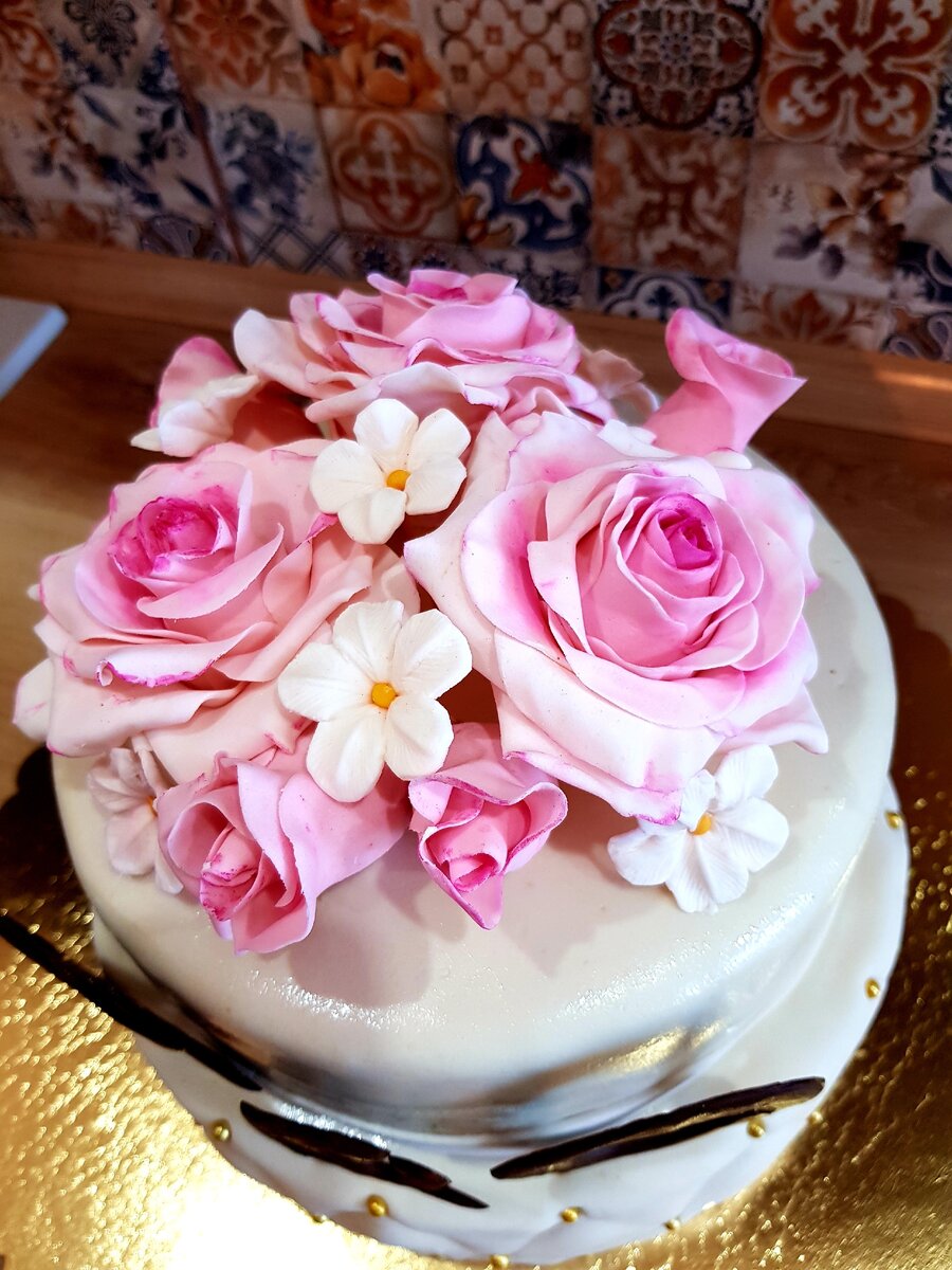 Первый торт вид сверху.