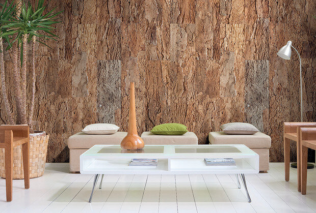 Пробковые стеновые панели, Amorim, — отличная звукоизоляция.