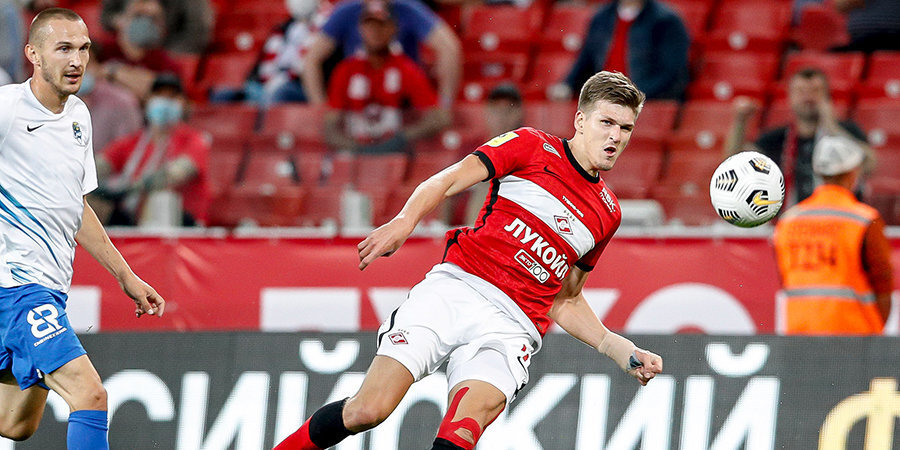 Александр Соболев в матче