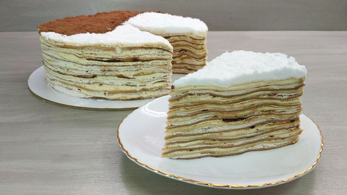 Торт «Наполеон» с заварным кремом рецепт – Европейская кухня: Выпечка и десерты. «Еда»