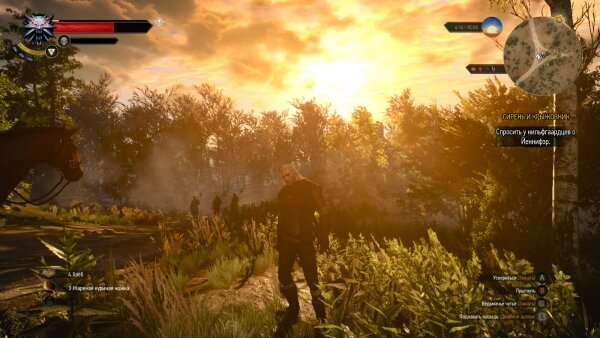 Симуляция погодных эффектов на высоте: вот, например, рассветный туман, расстилающийся на болотах