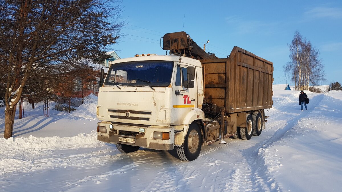 КамАЗ приехал самый большой по размерам кузова - 30 кубов