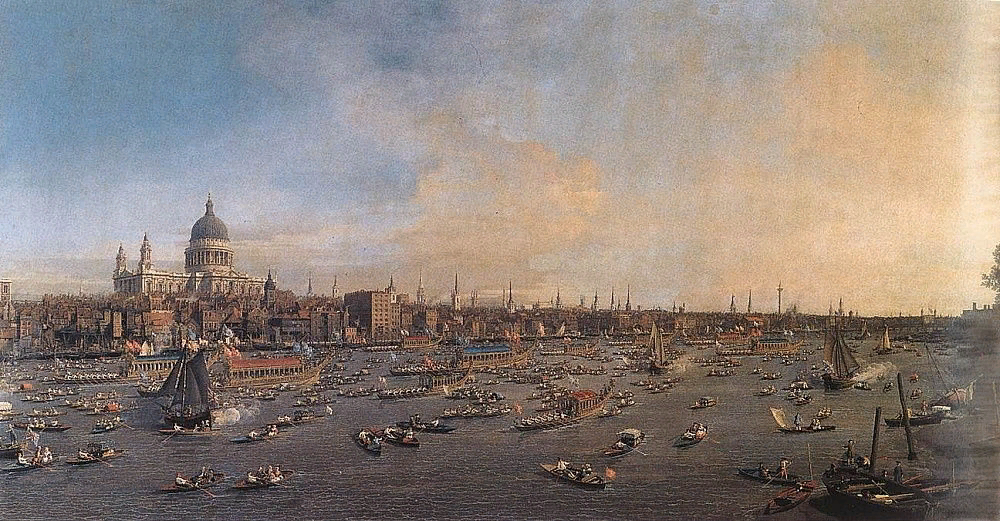 Англия в xix веке. Antonio Canaletto, 1750 картина собор. Каналетто художник Лондон Темза. Река Темза в Лондоне 17 век. Каналетто собор Святого Павла.