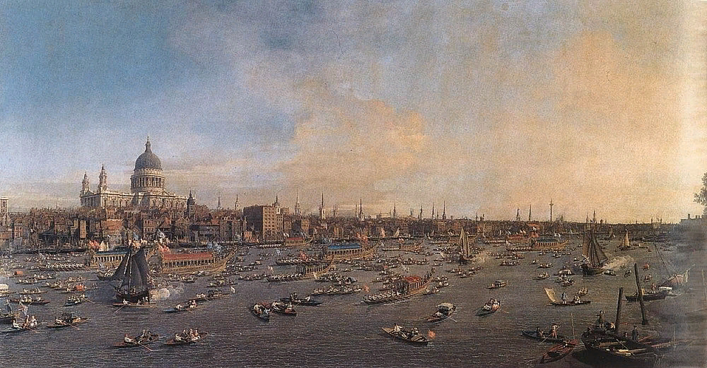 Англия 17. Antonio Canaletto, 1750 картина собор. Каналетто художник Лондон Темза. Река Темза в Лондоне 17 век. Каналетто собор Святого Павла.