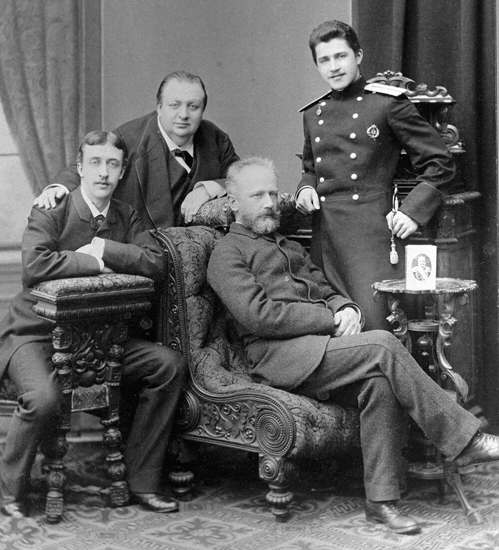  Композитор Пётр Чайковский (в центре), 1888 год © РИА Новости 