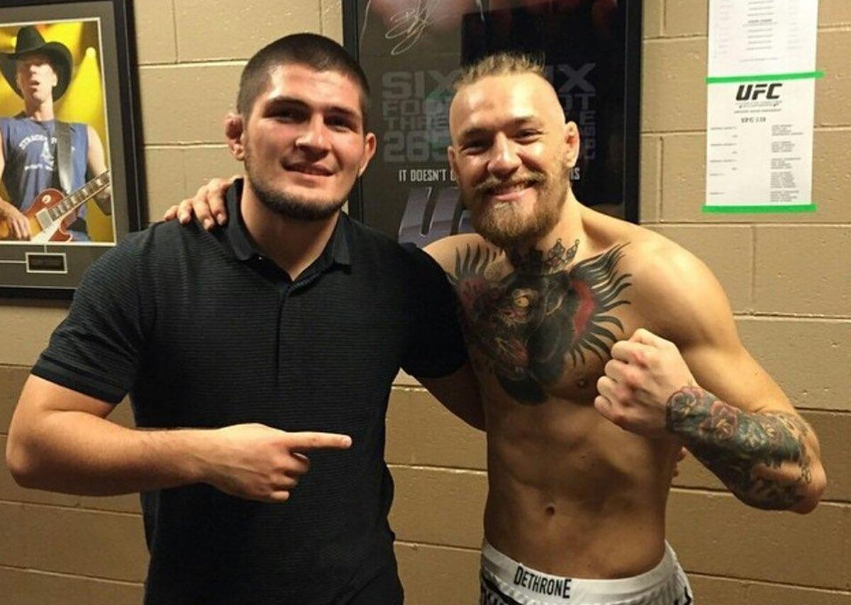 Конор Макгрегор и Хабиб Нурмагомедов