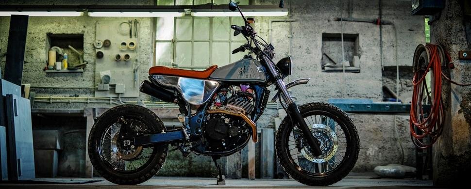 КАСТОМНЫЙ СКРЕМБЛЕР. SUZUKI XF650 FREEWIND