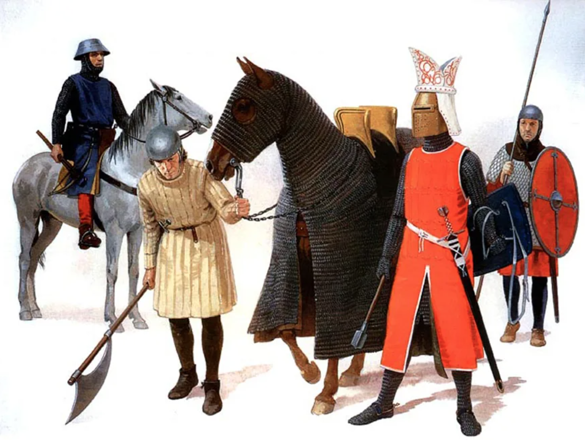 Армия священной римской империи 13 века Рыцари. Оруженосец рыцаря в средневековой Англии.
