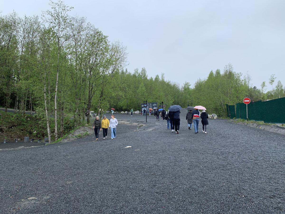 На пути в горный парк Рускеала