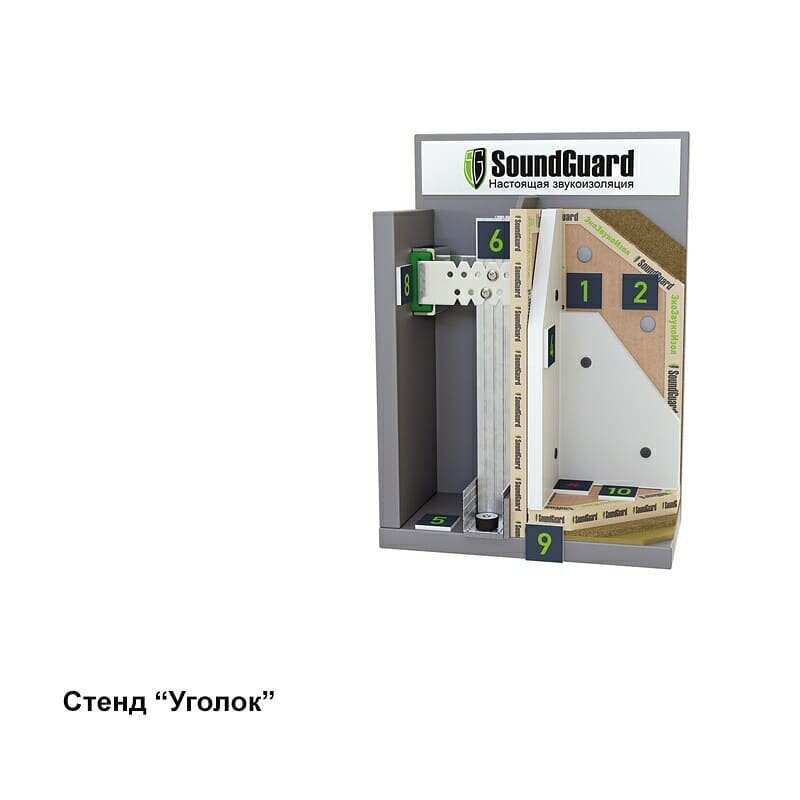 Демонстрационный стенд SoundGuard "Уголок"