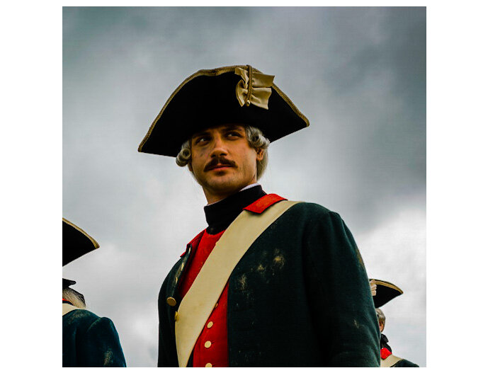 Солдат русской армии времен Екатерины II