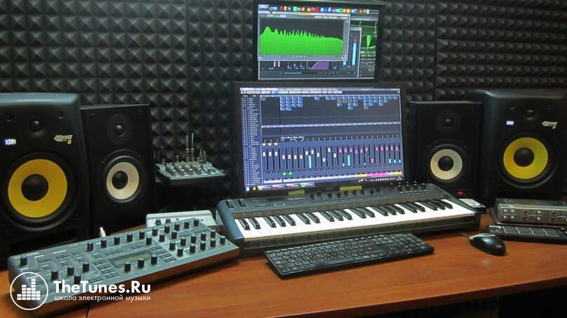 Рисунок 1. Акустическая подготовка в моей студии