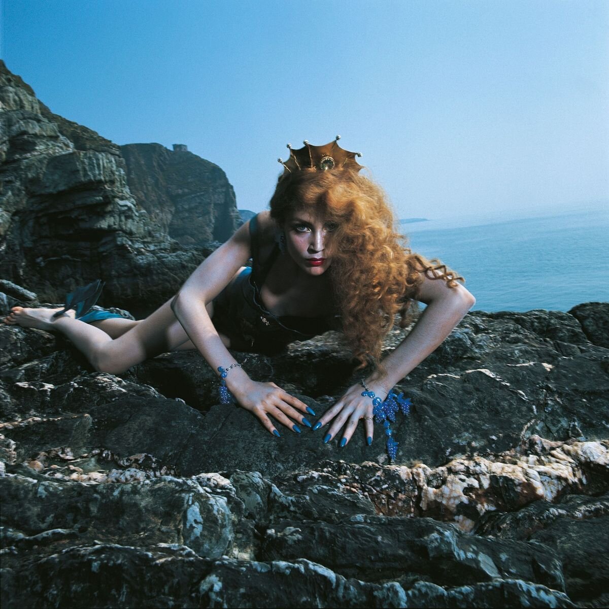 Джерри Холл, фотосессия обложки альбоме Roxy Music «Siren». 