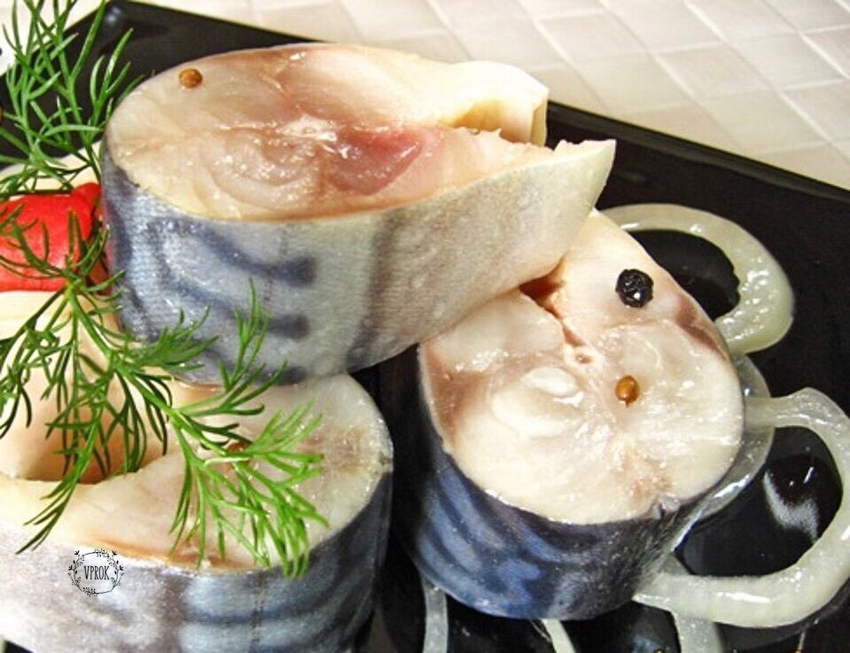 Скумбрия в маринаде.